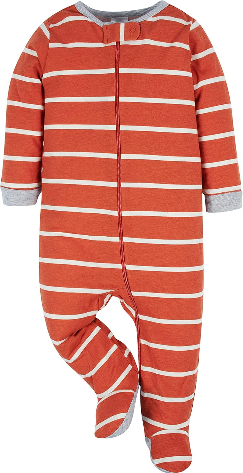 Baby Boys' 4-Pack Sleep 'N Play Footies