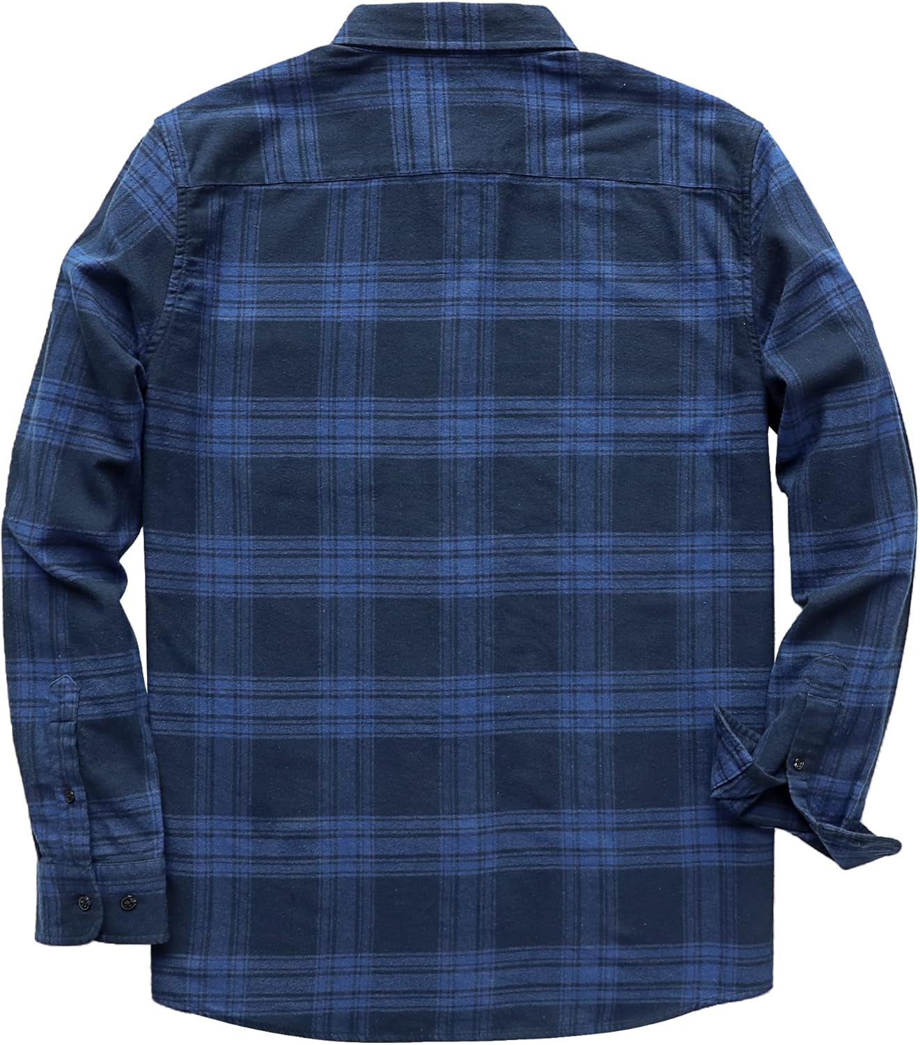 ® Flannel Shirt for Men Casual Button down Work Soft All Cotton Lightweight Flannel Mens Plaid Shirts Long Sleeve